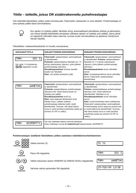 Käyttöopas - Fax-Anleitung.de