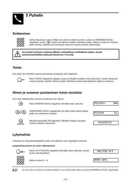 Käyttöopas - Fax-Anleitung.de