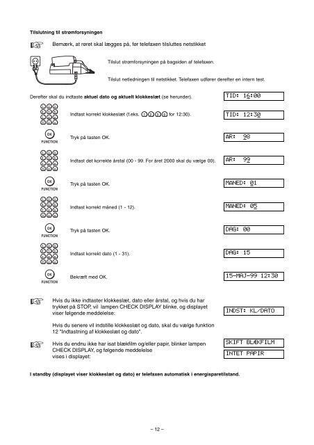 Brugervejledning - Fax-Anleitung.de