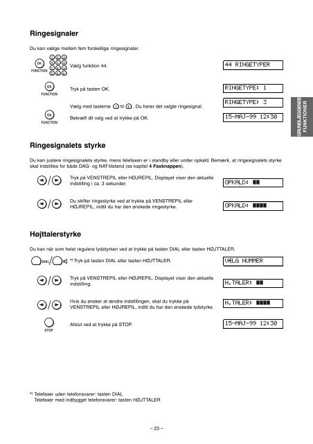 Brugervejledning - Fax-Anleitung.de