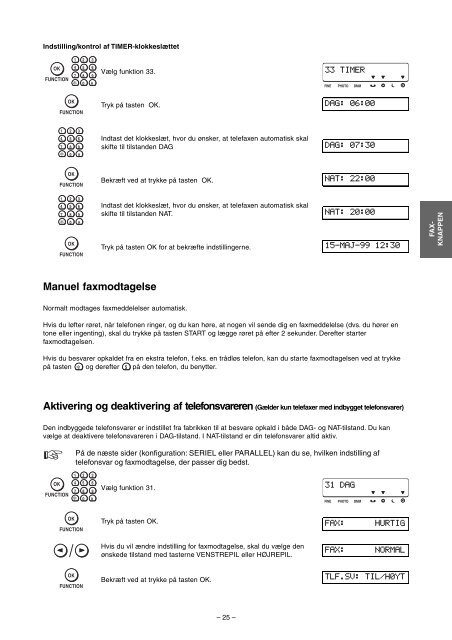 Brugervejledning - Fax-Anleitung.de