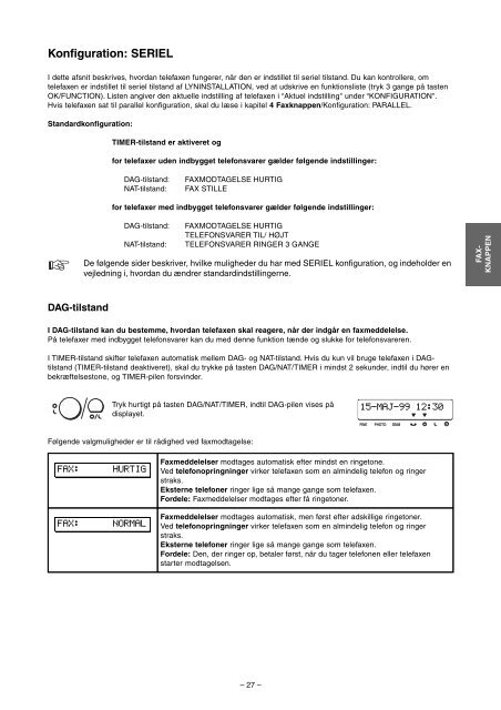 Brugervejledning - Fax-Anleitung.de