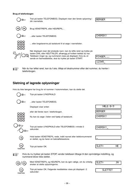 Brugervejledning - Fax-Anleitung.de
