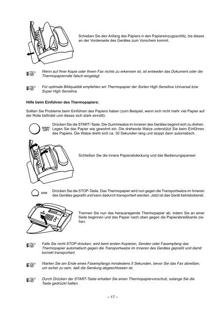 Bedienungsanleitung - leicht gemacht I ALLES ... - Fax-Anleitung.de