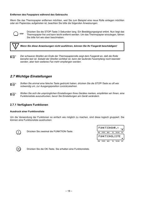 Bedienungsanleitung - leicht gemacht I ALLES ... - Fax-Anleitung.de