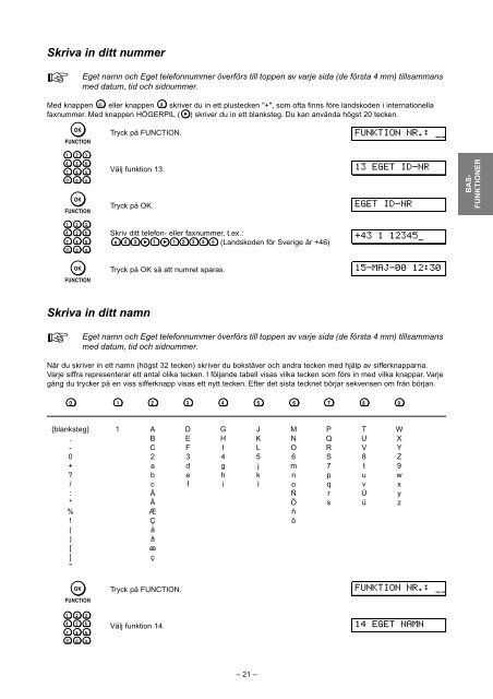 Philips PPF241/271 S Manual - Fax-Anleitung.de