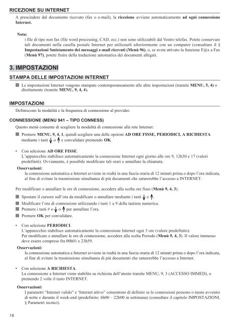 SAGEM F@X ™ INTERNET NAVIGATOR 845 - Fax-Anleitung.de