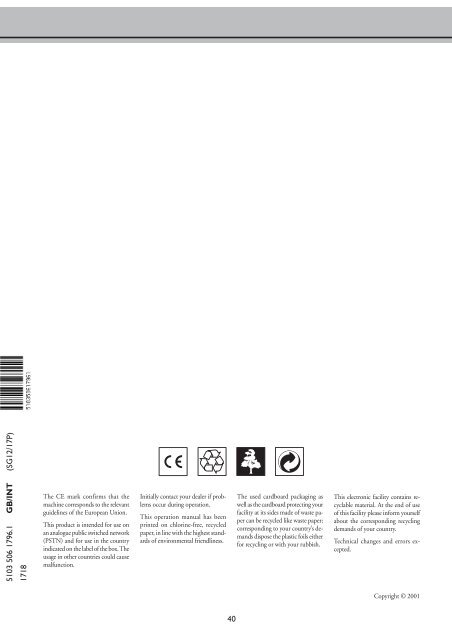 Magic2 Voice GB Manual - Fax-Anleitung.de