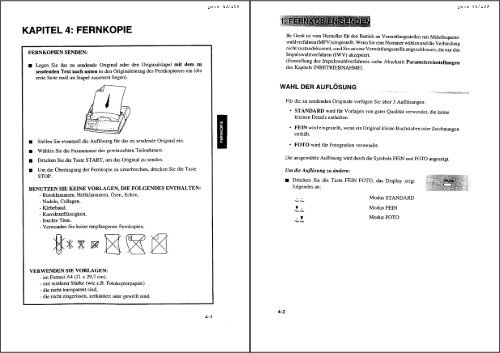 Anleitung Phonefax 230/235/250/255 deutsch - Fax-Anleitung.de