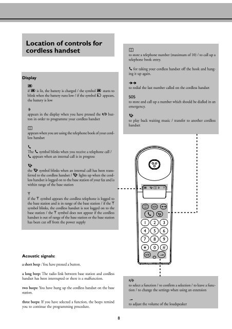 Philips Magic2 Kala GB Manual - Fax-Anleitung.de