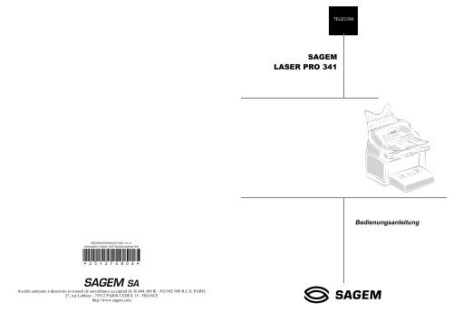 BDA Laserpro 341 deutsch - Fax-Anleitung.de