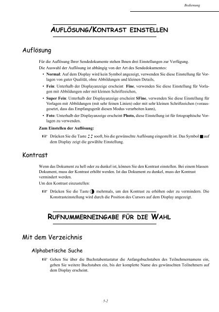 BDA Laserpro 341 deutsch - Fax-Anleitung.de
