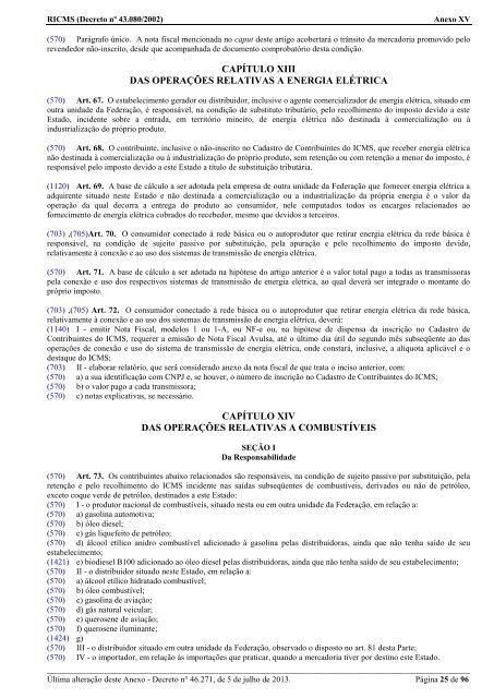 ANEXO XV - 2002 - Secretaria de Estado de Fazenda de Minas Gerais