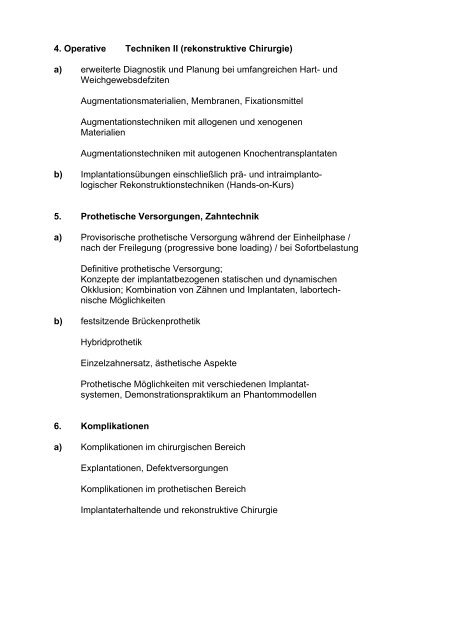Curriculum Implantologie - Fortbildungsakademie Zahnmedizin ...