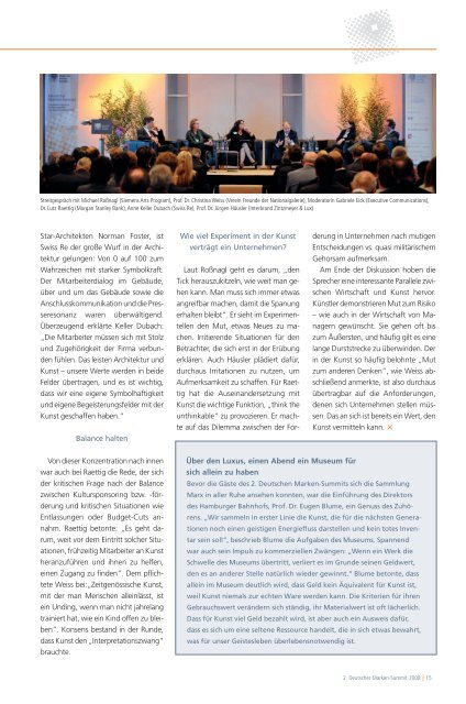 2. Deutscher Marken-Summit - FAZ-Institut