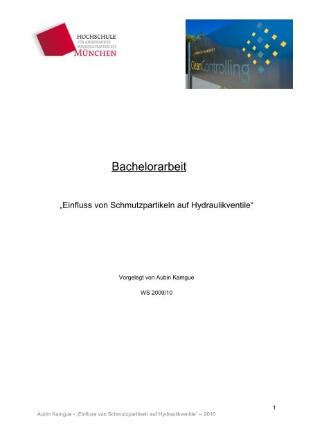 Bachelorarbeit - Hochschule München