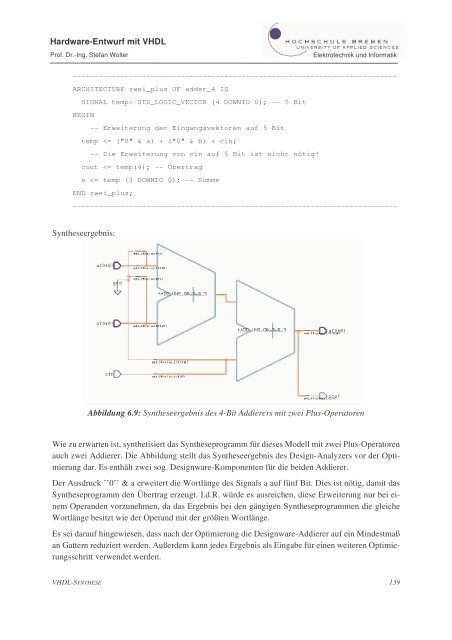 Hardware-Entwurf mit VHDL