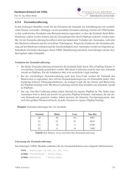 Hardware-Entwurf mit VHDL