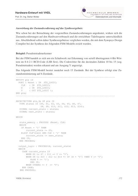 Hardware-Entwurf mit VHDL