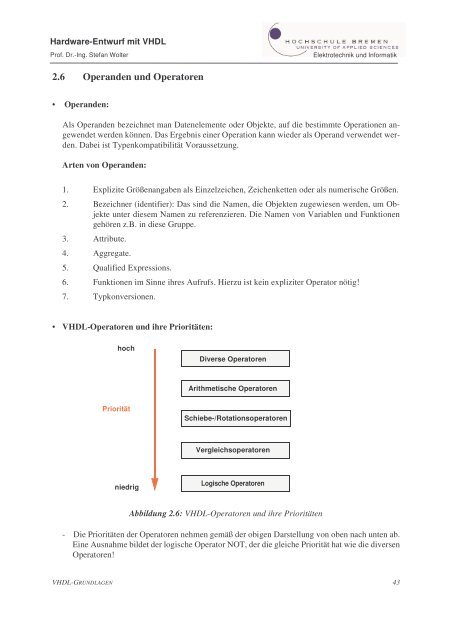 Hardware-Entwurf mit VHDL