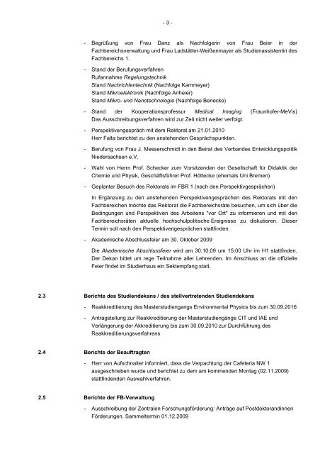 Universitt Bremen - Fachbereich Physik und Elektrotechnik der ...