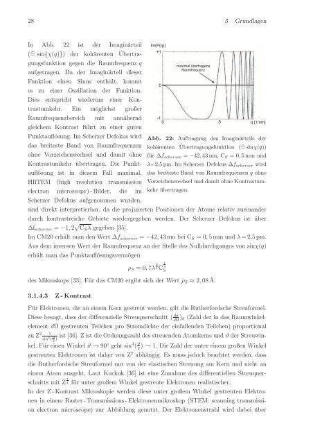 Elektronenmikroskopische Untersuchungen des Polymer/Mineral ...