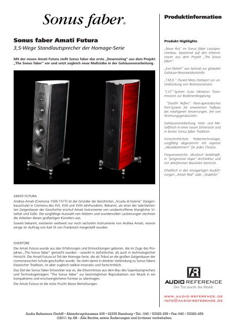 G-Serie Vorstellung - Audio Reference