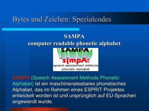 Probleme der Kodierung - Universität Bremen