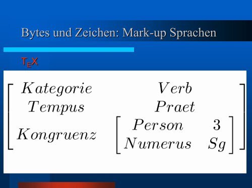 Probleme der Kodierung - Universität Bremen