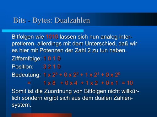 Probleme der Kodierung - Universität Bremen