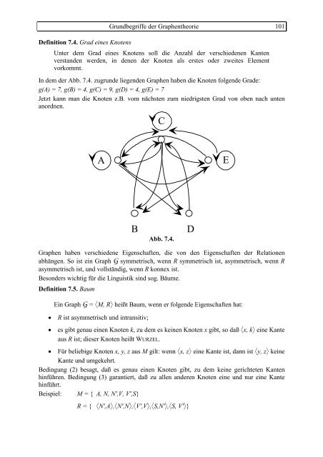 Mathematische und logische Grundlagen der Linguistik