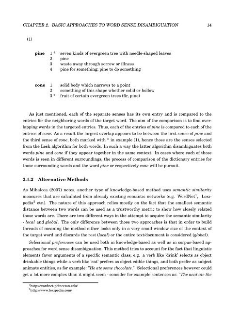 Automatic Extraction of Examples for Word Sense Disambiguation