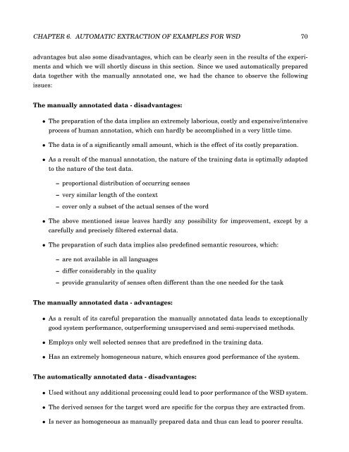 Automatic Extraction of Examples for Word Sense Disambiguation