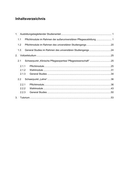 Modulhandbuch BA Pflegewiss (dual) final