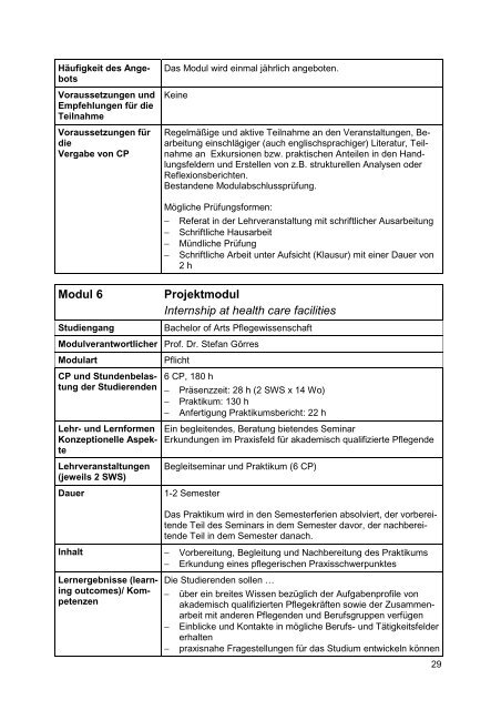 Modulhandbuch BA Pflegewiss (dual) final