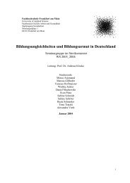 Bildungsungleichheiten und Bildungsarmut in Deutschland