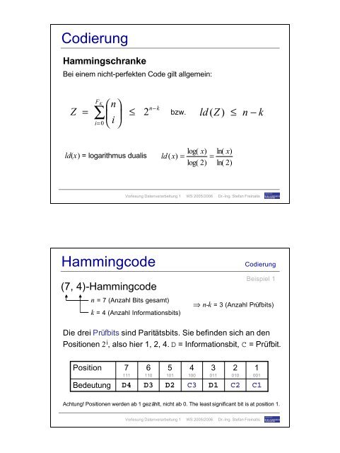 Codierung