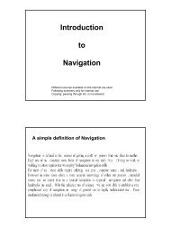 Notes on NAvi (pdf, 650 KB)