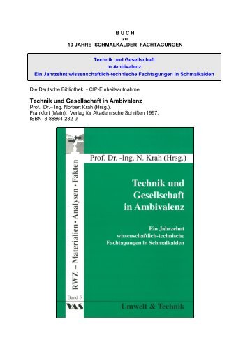 Buch zu 10 JAHRE SCHMALKALDER FACHTAGUNGEN - FBF ...