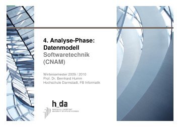 Datenmodell - Fachbereich Informatik - Hochschule Darmstadt