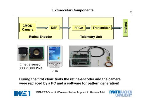 The EPI-RET-3 wireless retina implant system is suitable to ... - FBMI