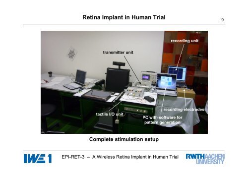 The EPI-RET-3 wireless retina implant system is suitable to ... - FBMI