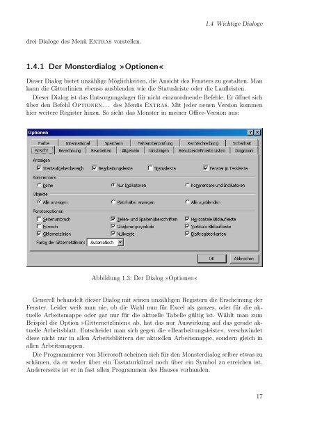 Excel aufmöbeln mit VBA - Fachbereich Mathematik und ...