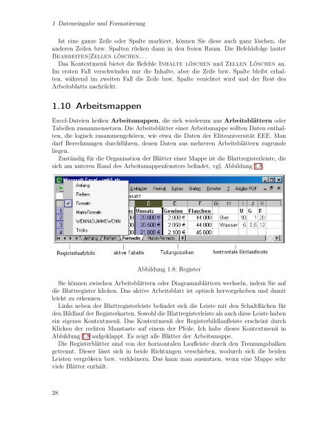 Excel aufmöbeln mit VBA - Fachbereich Mathematik und ...