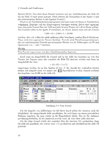 Excel aufmöbeln mit VBA