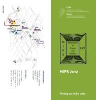 MIPS 2012 - Fachbereich Mathematik und Naturwissenschaften ...
