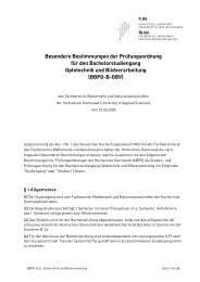 BBPO OBV BA - Fachbereich Mathematik und Naturwissenschaften ...