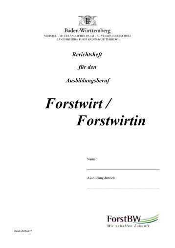 Forstwirt / Forstwirtin