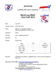 World cup WIAC CILA CUP 2013