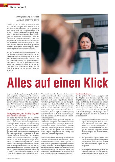 Komplettes Magazin als E-Paper - Flotte.de